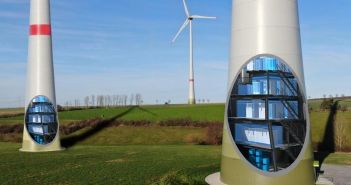 WindCORES: Klimaneutrale Rechenzentren im Fuß von (Foto: Rittal GmbH & Co. KG)