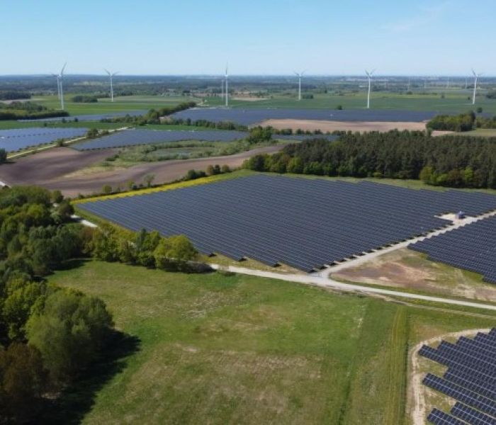 Solarpark Postomino (Foto: GOLDBECK SOLAR)