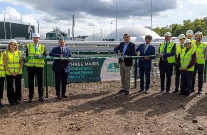 Three Maids Hill Biomethananlage versorgt über 9000 Haushalte (Foto: Qualitas Energy)